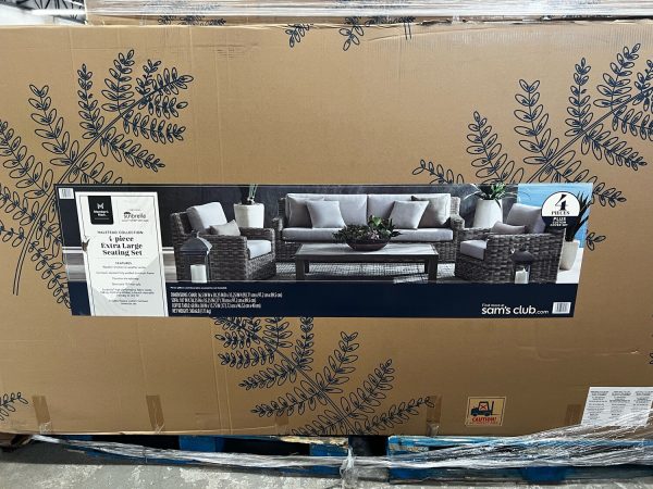 SAM’S CLUB HALSTEAD COLLECTION 4-PIECE EXTRA LARGE SEATING SET