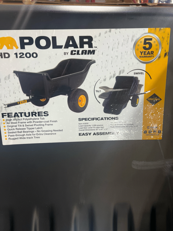 Polar 1200lb Dump Cart - Image 4